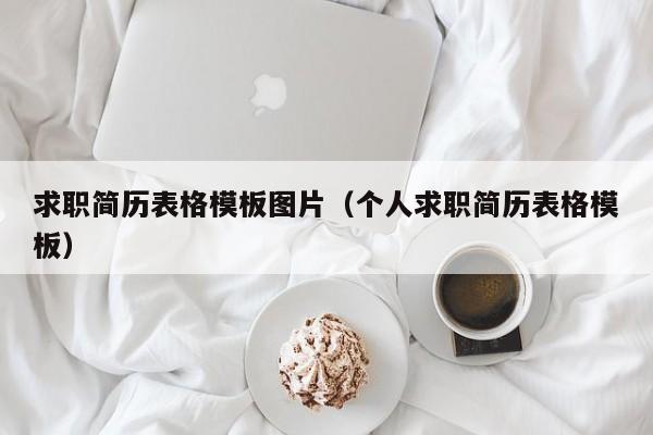 求职简历表格模板图片（个人求职简历表格模板）